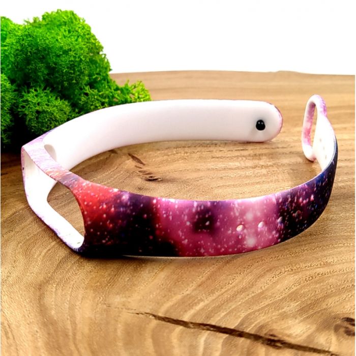 Силиконовый ремешок браслет для Mi Band 3/4 Galaxy