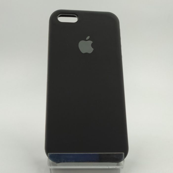 Оригинальный матовый чехол Silicone Case iPhone 5G/5S/5SE Black