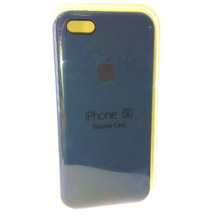 Силиконовый чехол (silicone case) iPhone 5G/5S/5SE Navy storm (9979)