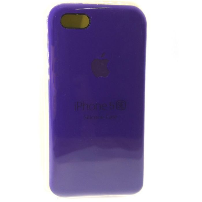 Силиконовый чехол (silicone case) iPhone 5G/5S/5SE Ultra Violet