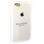 Силиконовый чехол (silicone case) iPhone 6G+ White (Белый)