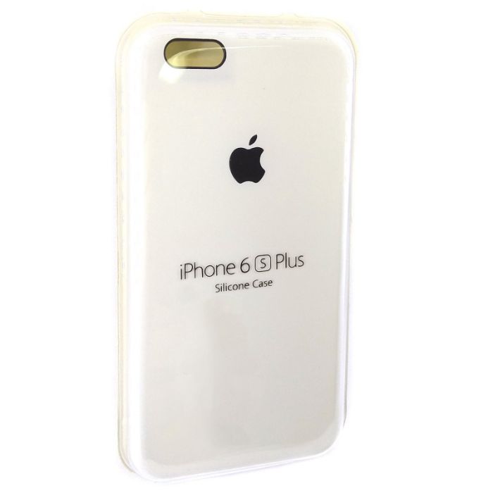 Силиконовый чехол (silicone case) iPhone 6G+ White (Белый)