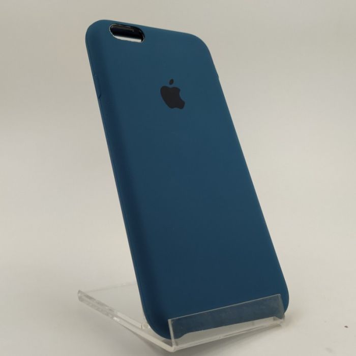 Оригинальный матовый чехол Silicone Case iPhone 6G/6S Blue Cobalt