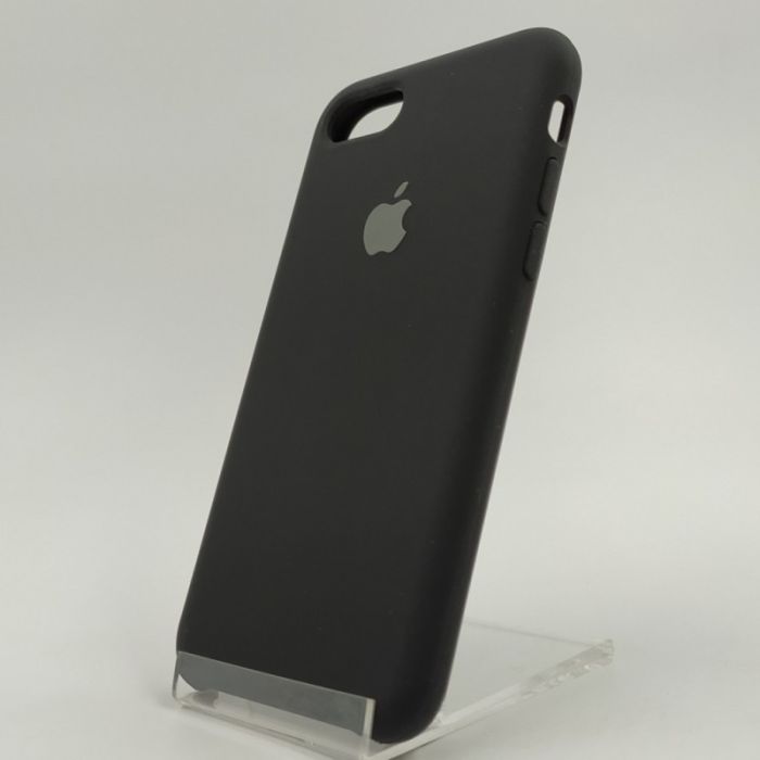 Оригинальный матовый чехол Silicone Case iPhone 7G+ Black