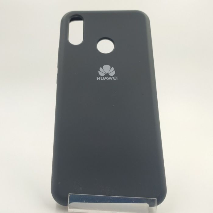 Оригинальный матовый чехол Silicone Case Huawei P Smart Plus Black