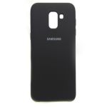 Силиконовый чехол (silicone case) Samsung Galaxy J6 2018 J600F Black (Черный)
