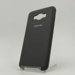 Оригинальный матовый чехол Silicone Case Samsung Galaxy J7 2016 J710 Black