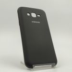 Оригинальный матовый чехол Silicone Case Samsung Galaxy J7 Black