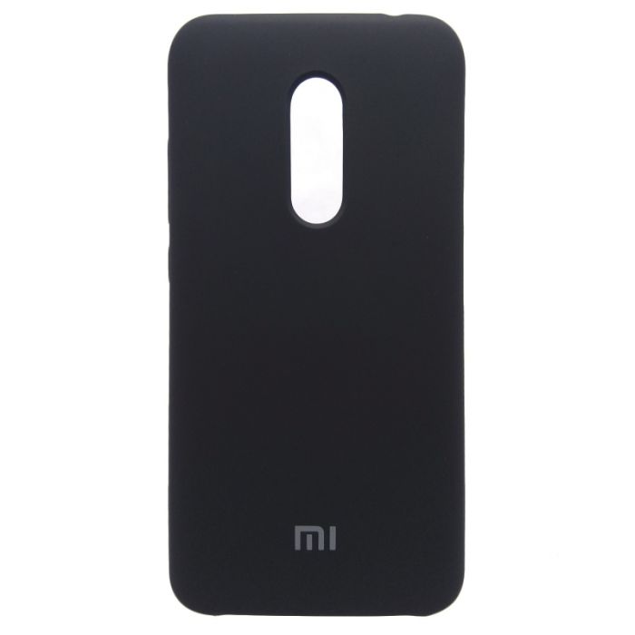 Силиконовый чехол (silicone case) Xiaomi Redmi 5 Plus Black (Черный)