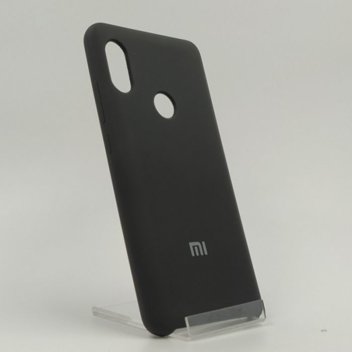 Оригинальный матовый чехол Silicone Case Xiaomi Redmi Note 5 Black