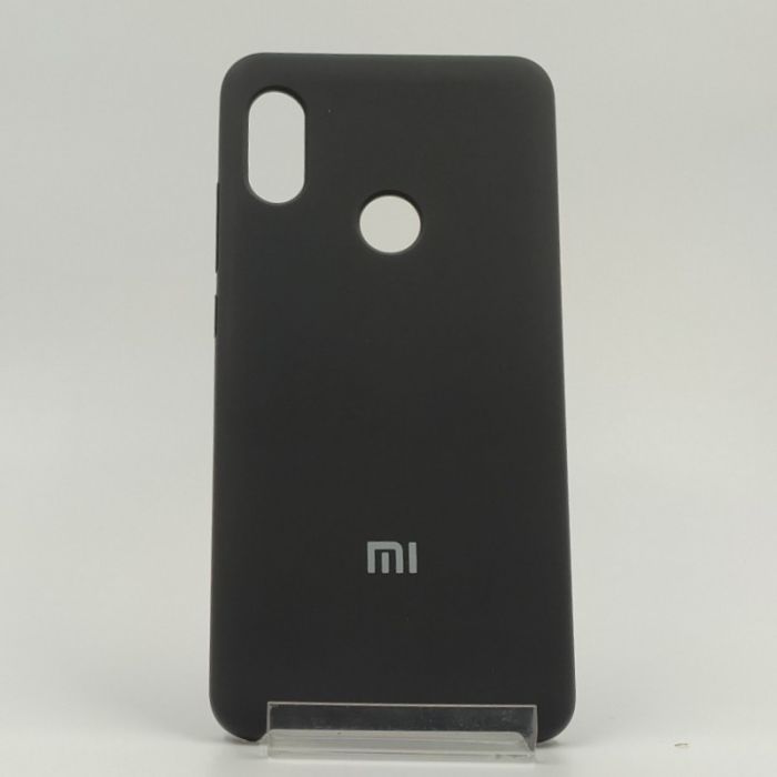 Оригинальный матовый чехол Silicone Case Xiaomi Redmi Note 5 Black