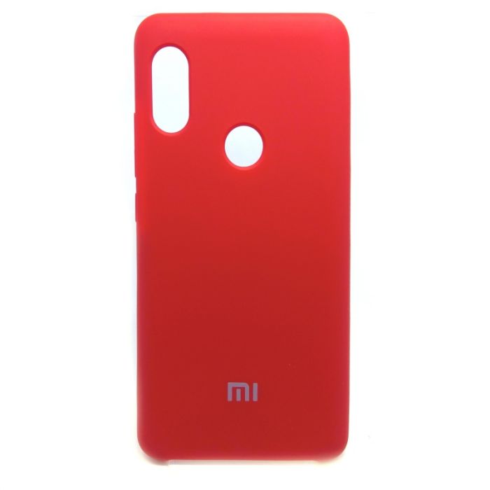 Силиконовый чехол (silicone case) Xiaomi Redmi Note 5 Red (Красный)