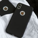 Силиконовый чехол Simin Style iPhone X/Xs Black (Черный)