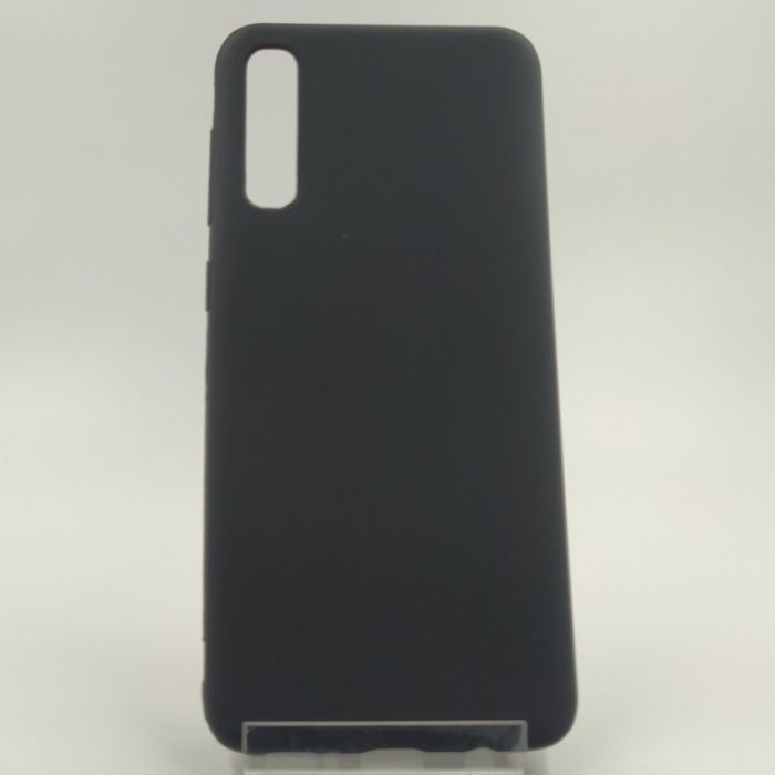 Силиконовый матовый чехол-накладка Simin Style Samsung A50/A30s Black