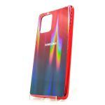 Стеклянный чехол Gradient case Samsung A31 wine-colored