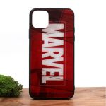 Стеклянный ударопрочный чехол с принтом Marvel для Iphone 11 Pro Max