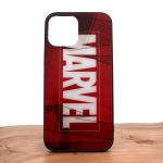 Стеклянный ударопрочный чехол с принтом Marvel для Iphone 12 (6.7)