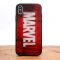 Стеклянный ударопрочный чехол с принтом Marvel для Iphone XS