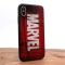 Стеклянный ударопрочный чехол с принтом Marvel для Iphone XS