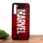 Стеклянный ударопрочный чехол с принтом Marvel для Xiaomi Redmi Note8