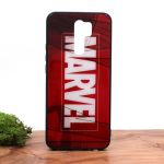 Стеклянный ударопрочный чехол с принтом Marvel для Xiaomi Redmi9
