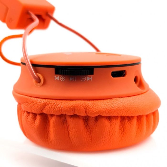 Накладные Bluetooth стерео наушники NIA X2 Orange
