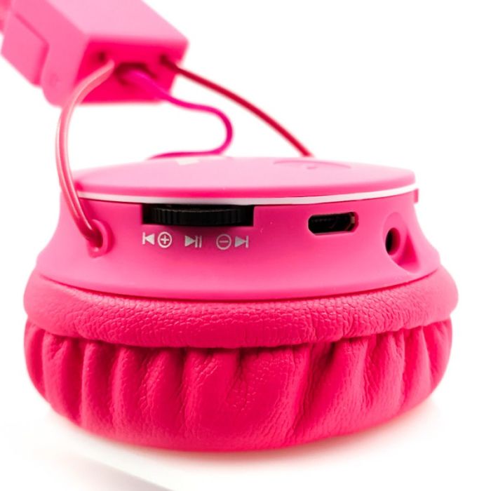 Накладные Bluetooth стерео наушники NIA X2 Pink