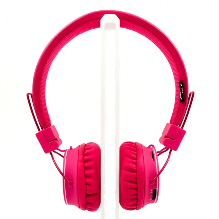 Накладные Bluetooth стерео наушники NIA X2 Pink