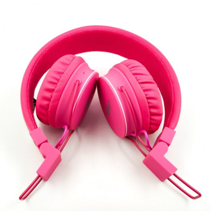 Накладные Bluetooth стерео наушники NIA X2 Pink