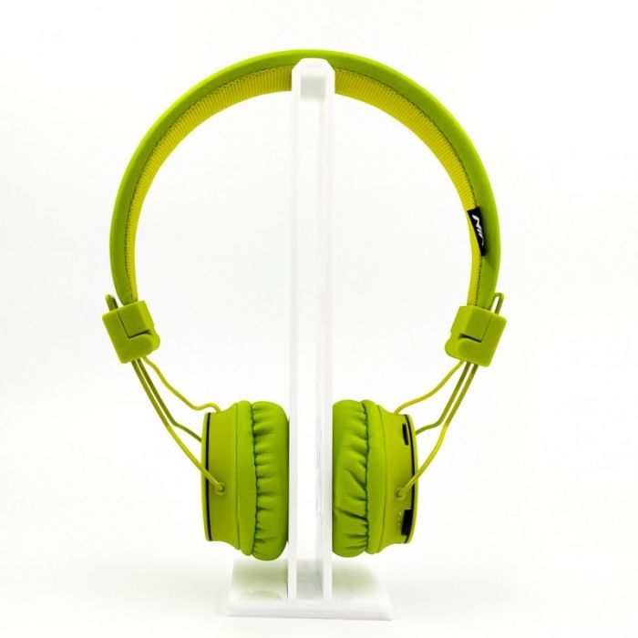 Накладные Bluetooth стерео наушники NIA X2 Light-green