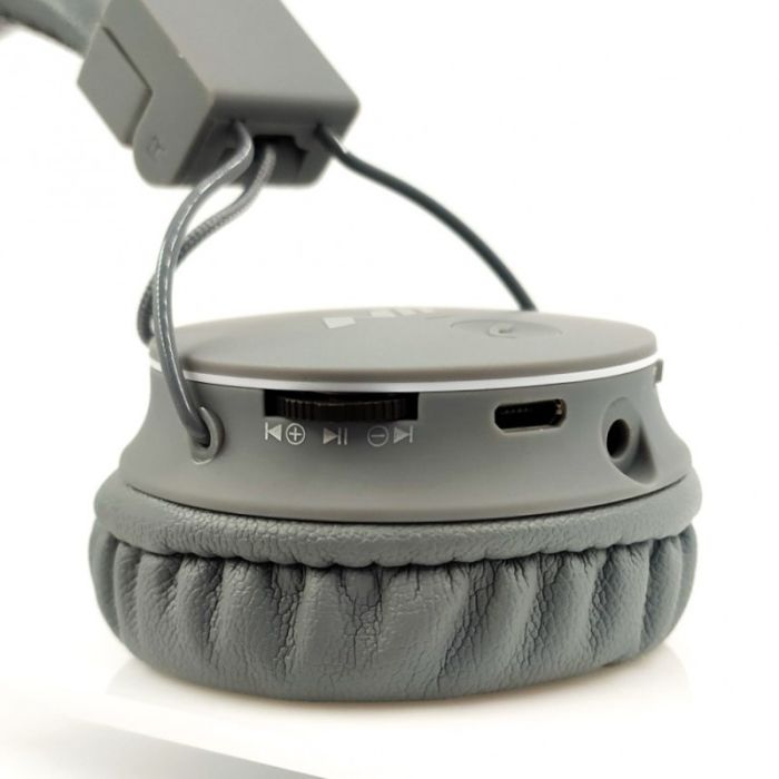 Накладные Bluetooth стерео наушники NIA X2 Gray