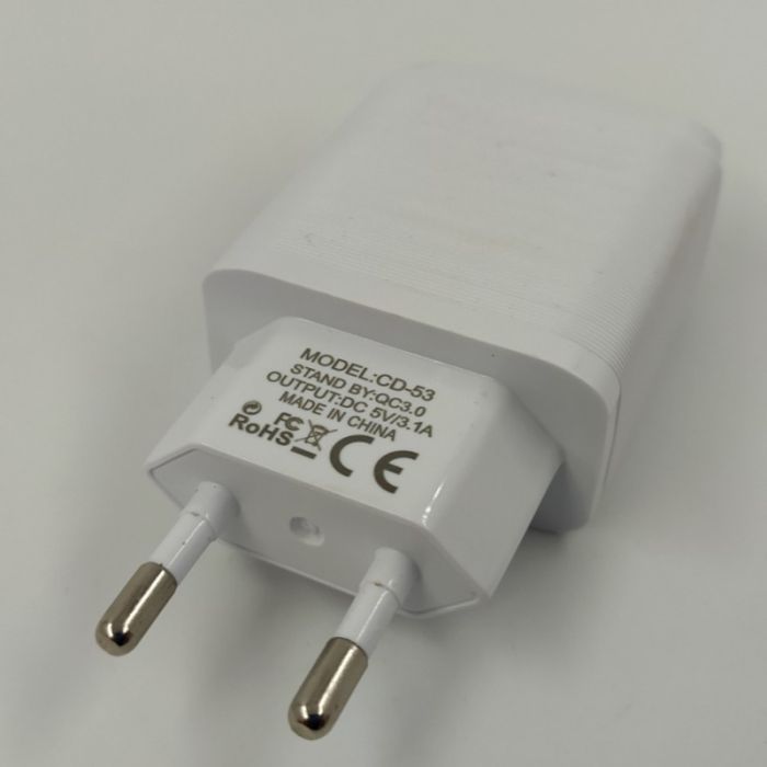 Сетевое зарядное устройство с поддержкой быстрой зарядки (Micro USB провод) INKAX CD53