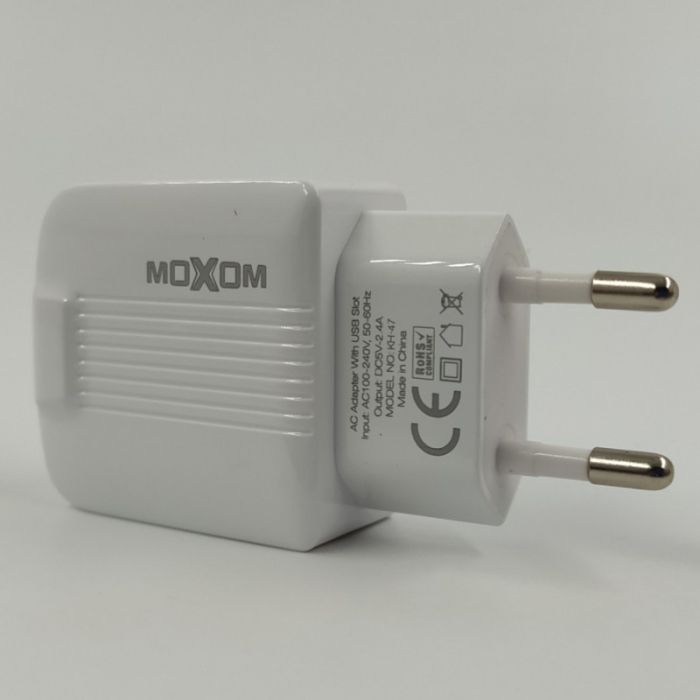 Сетевое зарядное устройство MOXOM KH-47 (2,4А/2USB)