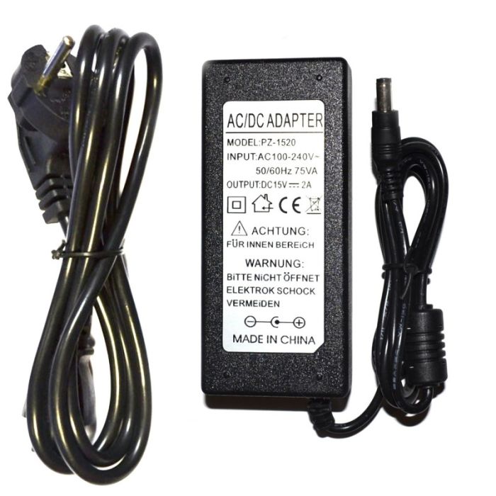 СЗУ для ноутбука 15V/2A (5.5 мм)
