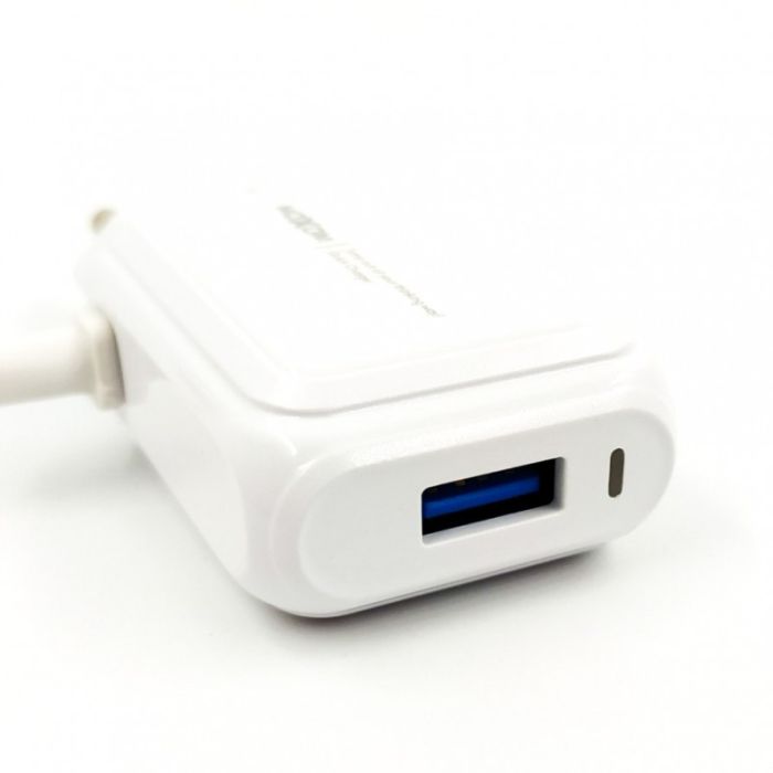 Сетевое зарядное устройство с проводом Micro USB + USB Moxom KH-66