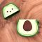 Ударопрочный силиконовый чехол для Apple AirPods Avocado