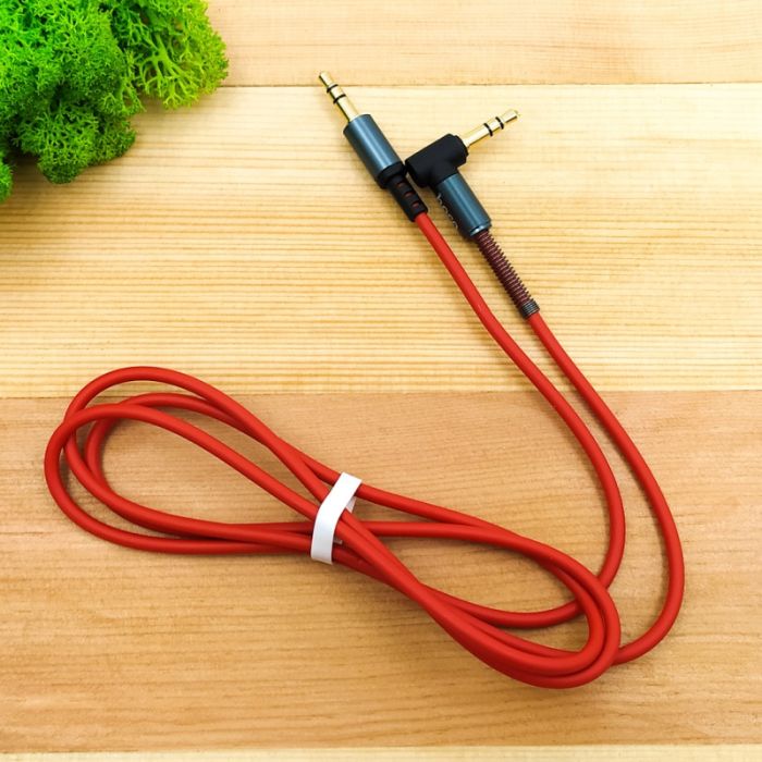 Угловой аудио кабель 3.5mm Aux Remax