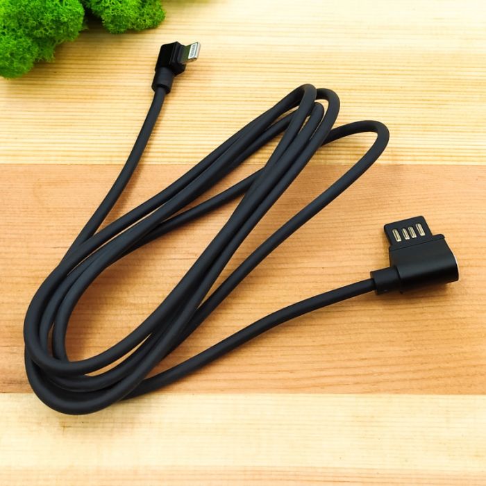 Угловой USB кабель Lightning iPhone HOCO U37