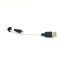 Сверхпрочный силиконовый USB кабель HOCO X21 Micro USB White 0.25m