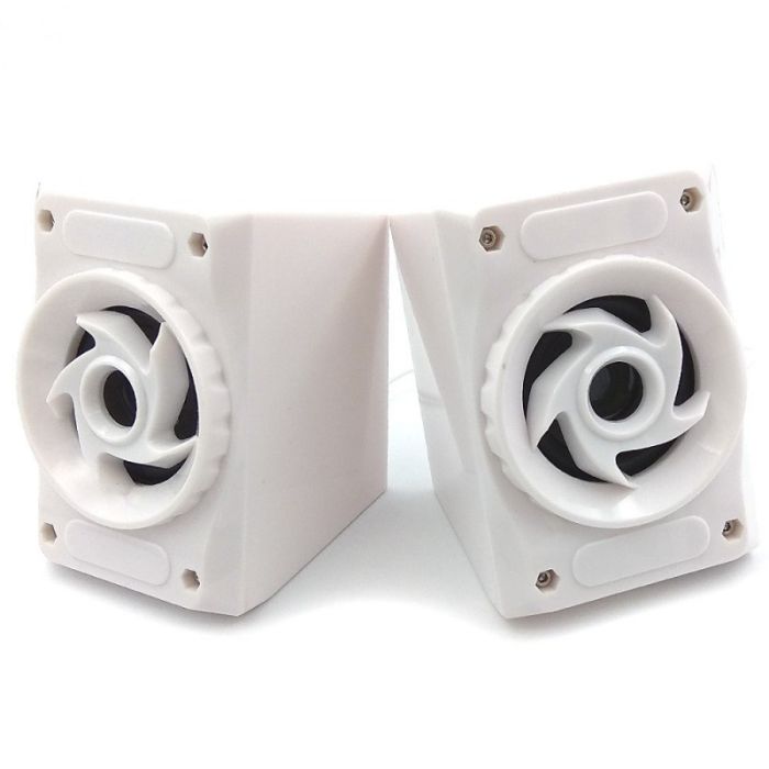 USB мини-колонки G-SYSTEM К21 для ноутбука White (Белый)