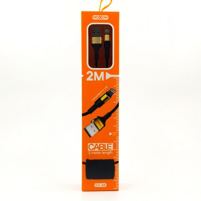 Нейлоновый USB кабель 2m Lightning Moxom