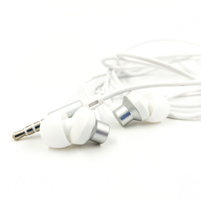Вакуумные проводные наушники с микрофоном Borofone M35 White