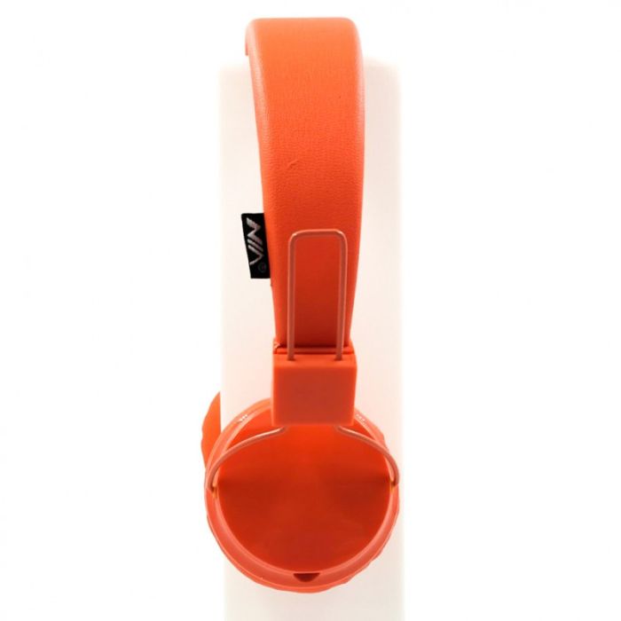 Накладные проводные наушники с микрофоном NIA A1 Orange