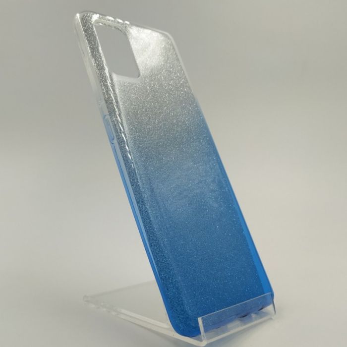 Силиконовый чехол с блёстками VAJA SAMSUNG A51 Blue