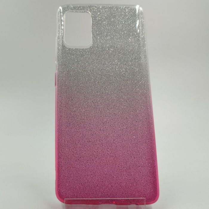 Силиконовый чехол с блёстками VAJA SAMSUNG A51 Pink