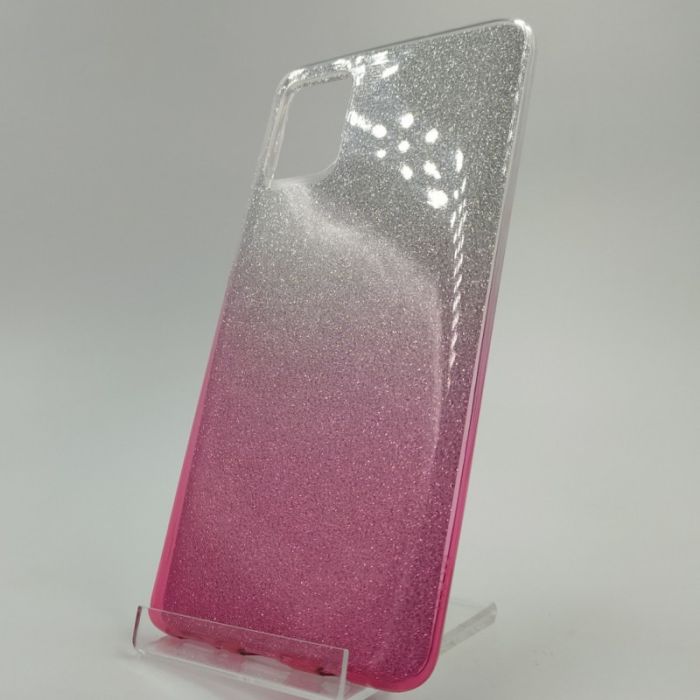 Силиконовый чехол с блёстками VAJA SAMSUNG A51 Pink