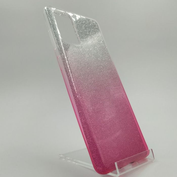 Силиконовый чехол с блёстками VAJA SAMSUNG S20+ Pink