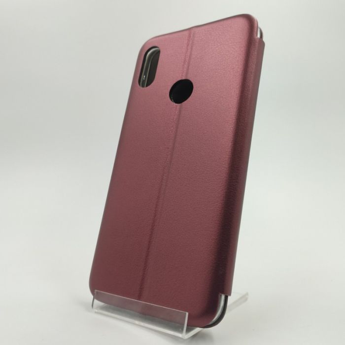 Кожаный противоударный чехол-книжка Nillkin Xiaomi Redmi Note7 Ruby