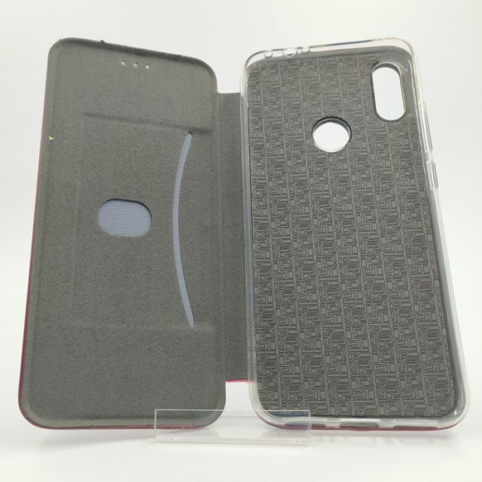 Кожаный противоударный чехол-книжка Nillkin Xiaomi Redmi Note7 Ruby