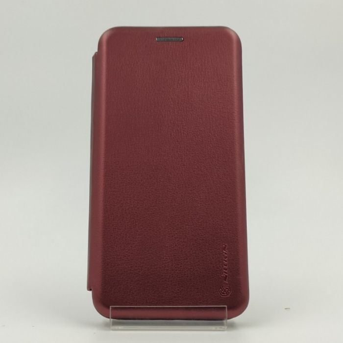 Кожаный противоударный чехол-книжка Nillkin XIAOMI REDMI6 Ruby